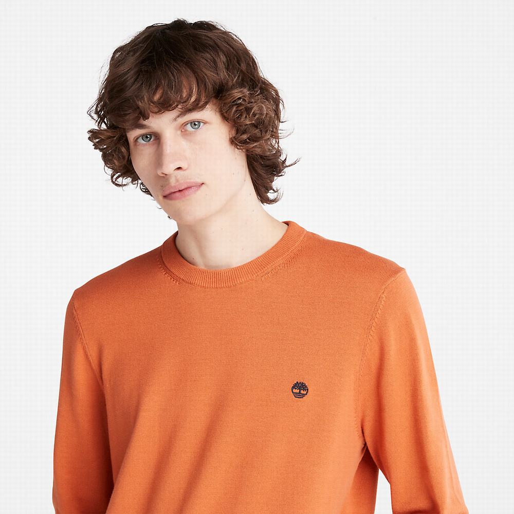 Pánské Jumpers Timberland Williams River Crewneck Oranžové | TI97248-405
