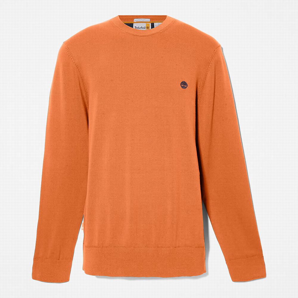 Pánské Jumpers Timberland Williams River Crewneck Oranžové | TI97248-405