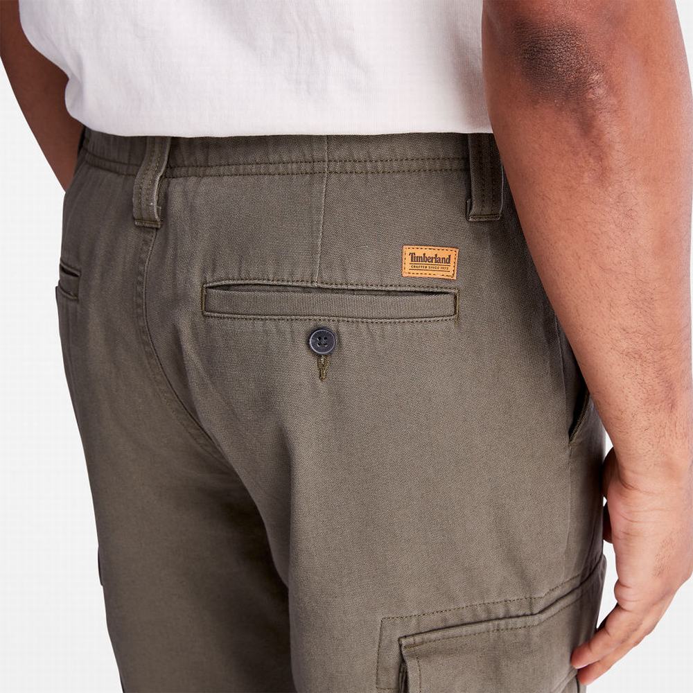 Pánské Kalhoty Timberland 6 Pocket Cargo Zelene | TI63902-827