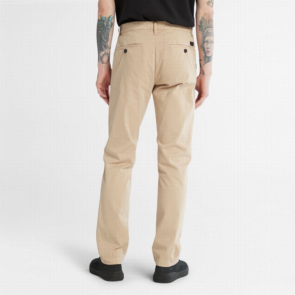 Pánské Kalhoty Timberland Anti-odour Ultra-stretch Chinos Béžový | TI31642-762