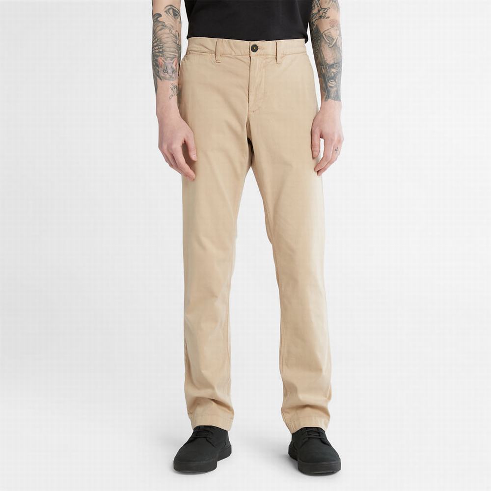 Pánské Kalhoty Timberland Anti-odour Ultra-stretch Chinos Béžový | TI31642-762