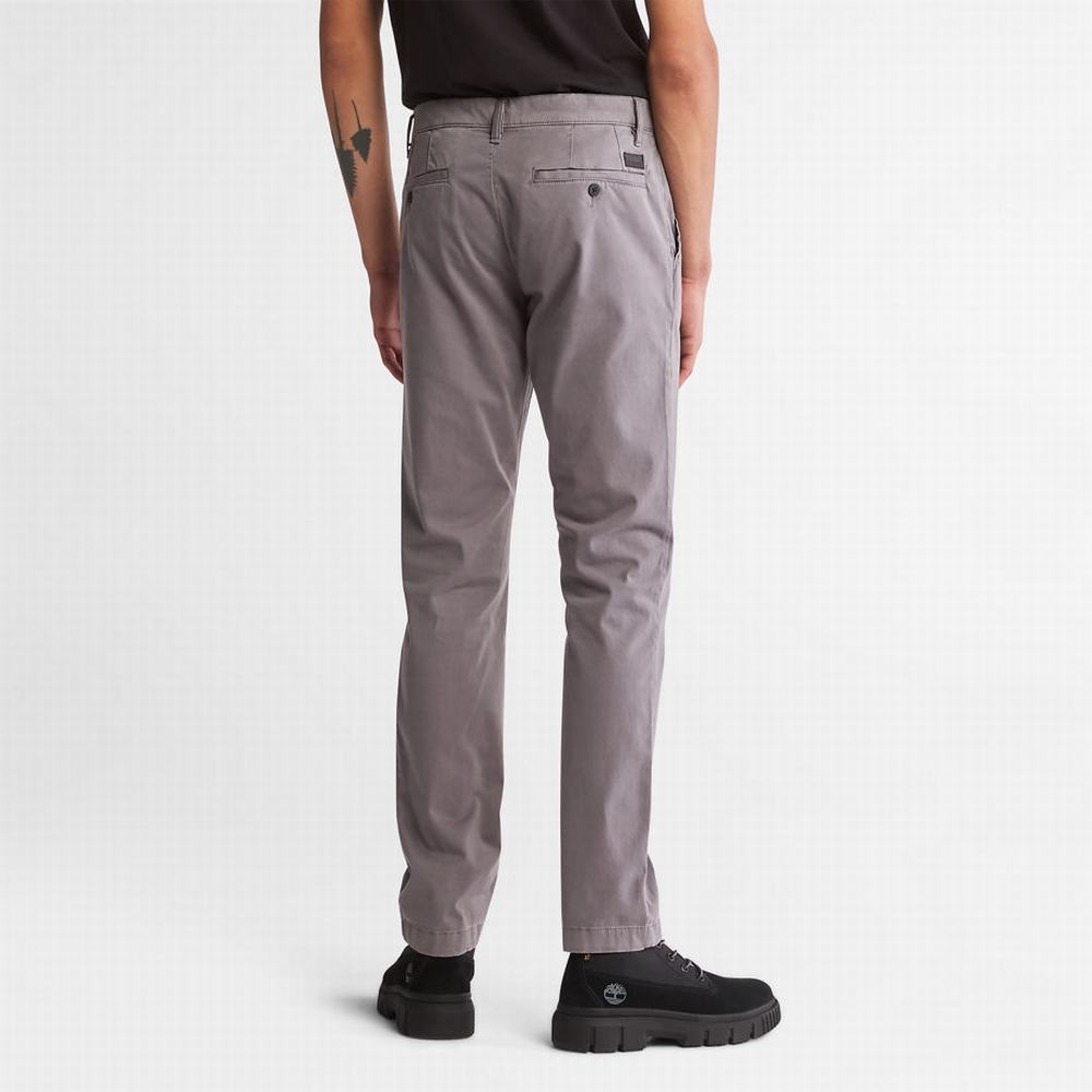 Pánské Kalhoty Timberland Anti-odour Ultra-stretch Chinos Šedé | TI37291-647