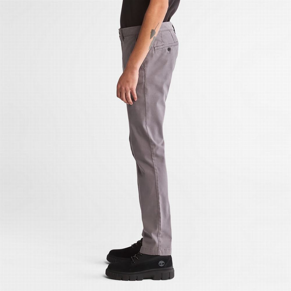 Pánské Kalhoty Timberland Anti-odour Ultra-stretch Chinos Šedé | TI37291-647
