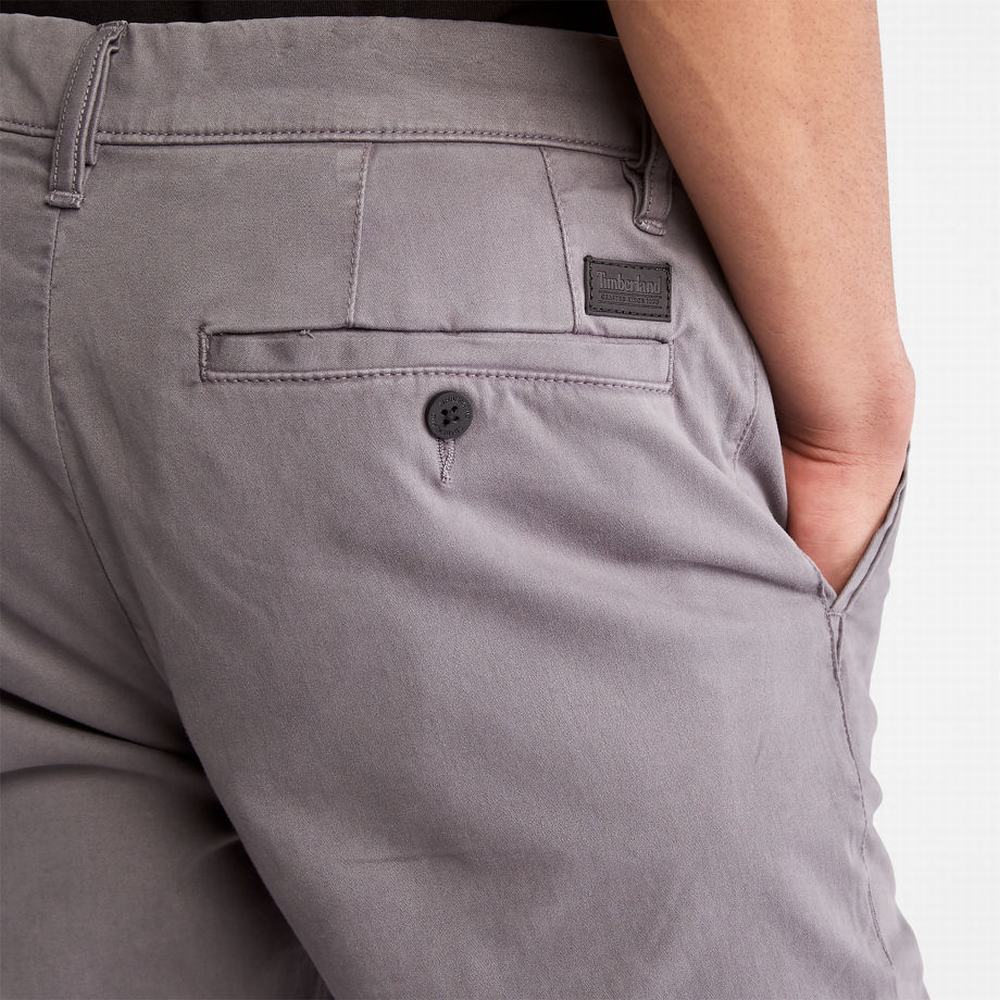 Pánské Kalhoty Timberland Anti-odour Ultra-stretch Chinos Šedé | TI37291-647