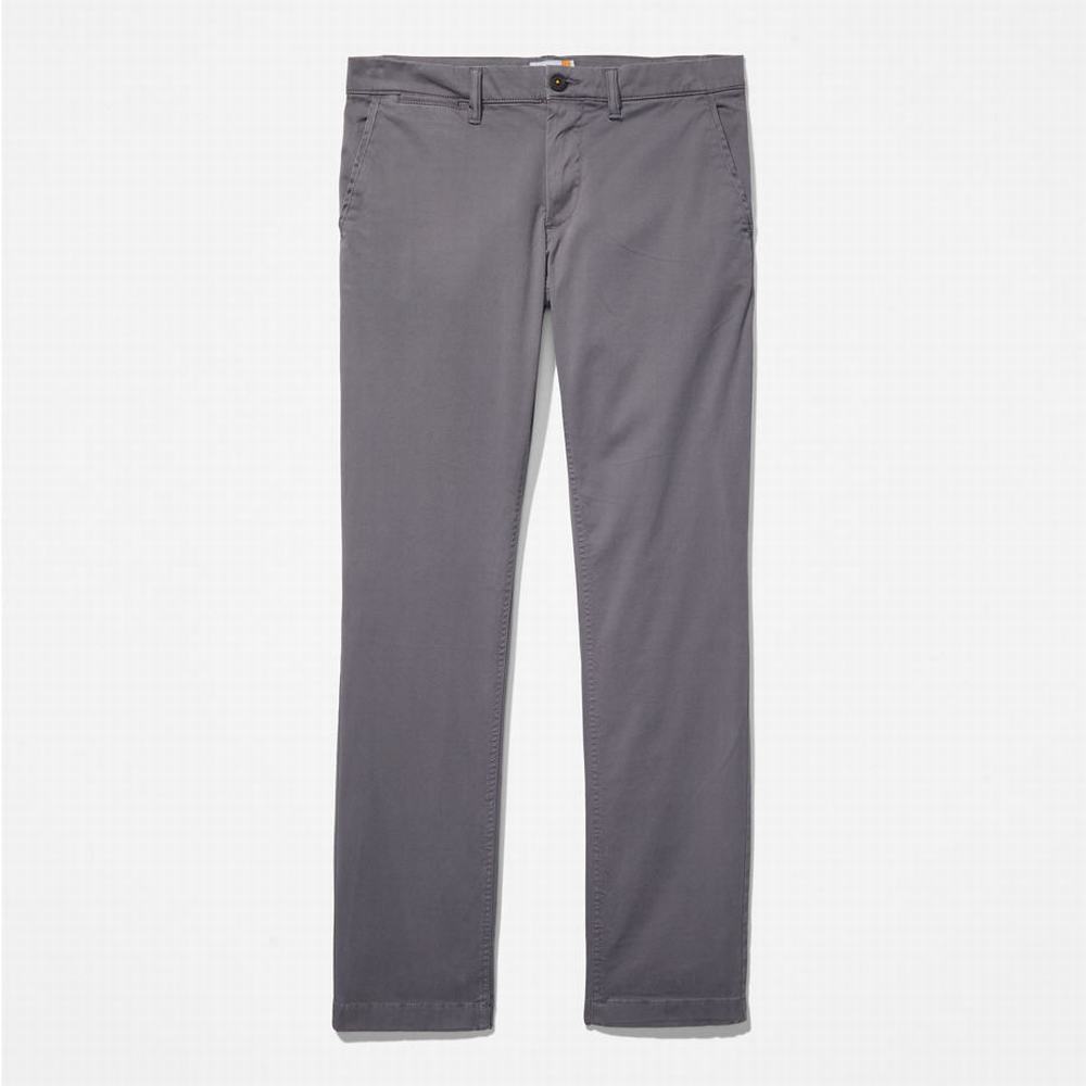 Pánské Kalhoty Timberland Anti-odour Ultra-stretch Chinos Šedé | TI37291-647