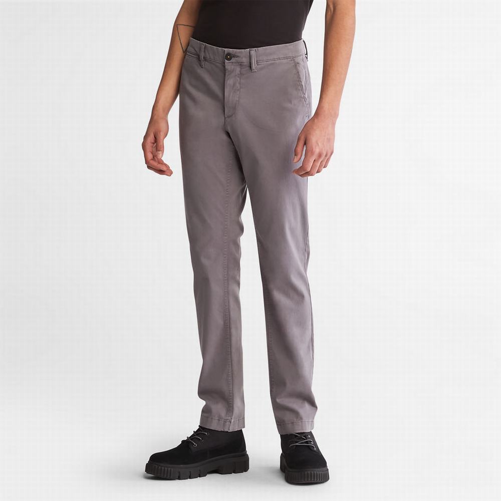 Pánské Kalhoty Timberland Anti-odour Ultra-stretch Chinos Šedé | TI37291-647