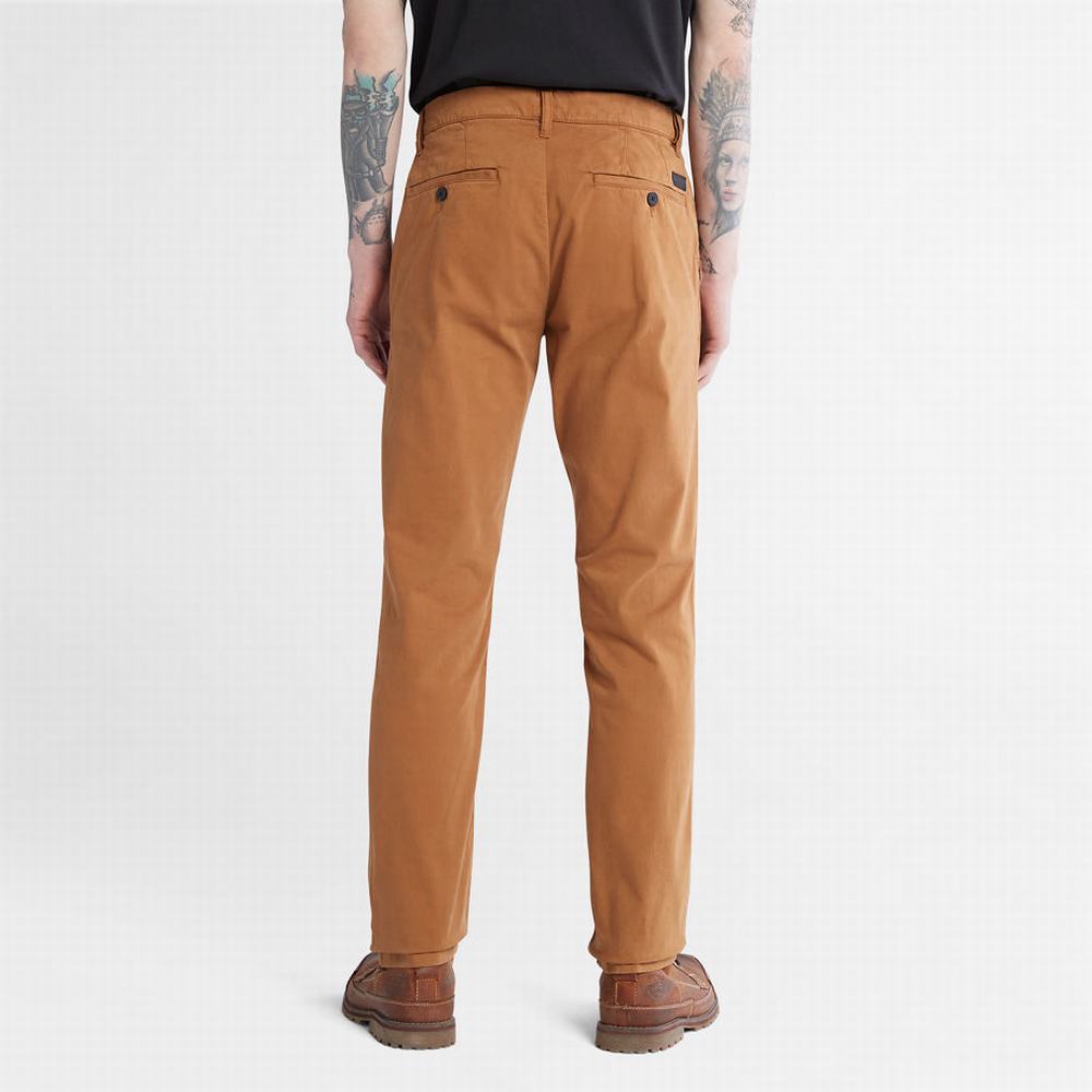 Pánské Kalhoty Timberland Anti-odour Ultra-stretch Chinos Hnědé | TI40523-963