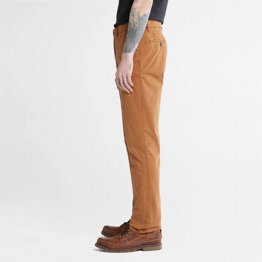 Pánské Kalhoty Timberland Anti-odour Ultra-stretch Chinos Hnědé | TI40523-963
