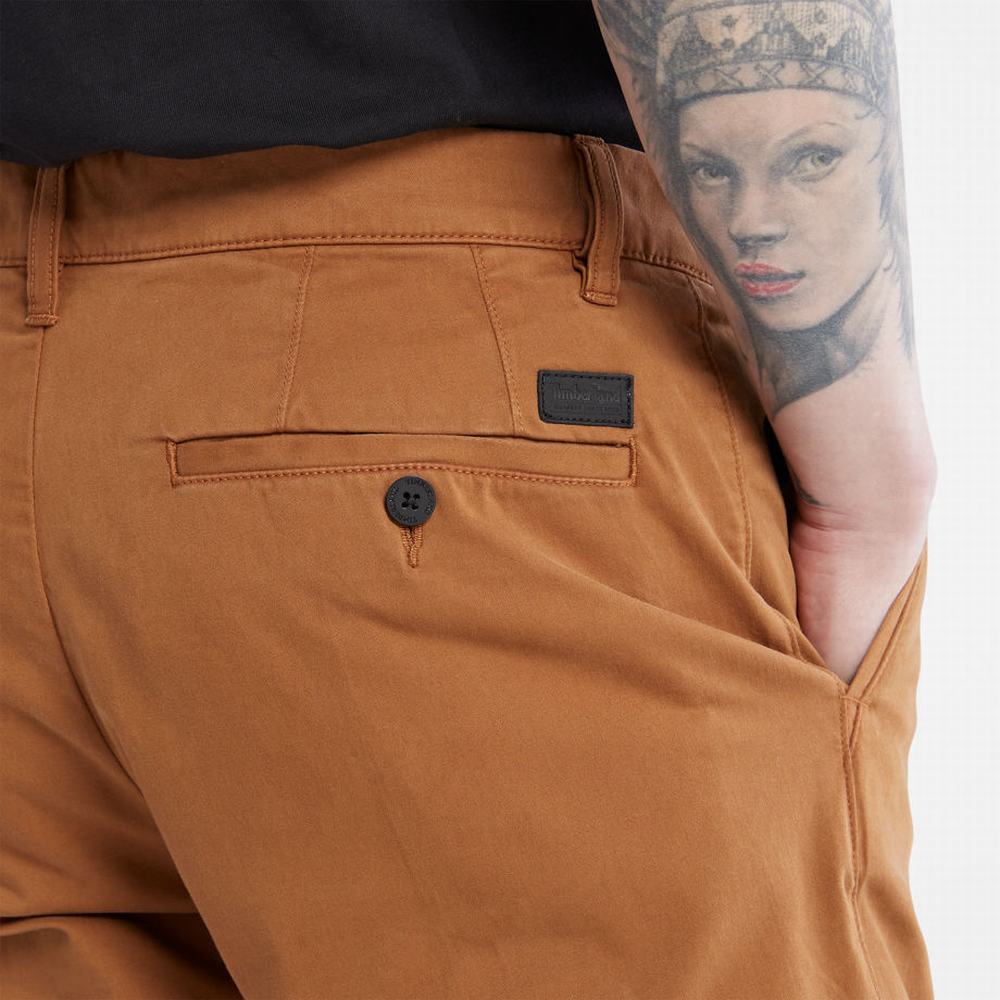 Pánské Kalhoty Timberland Anti-odour Ultra-stretch Chinos Hnědé | TI40523-963