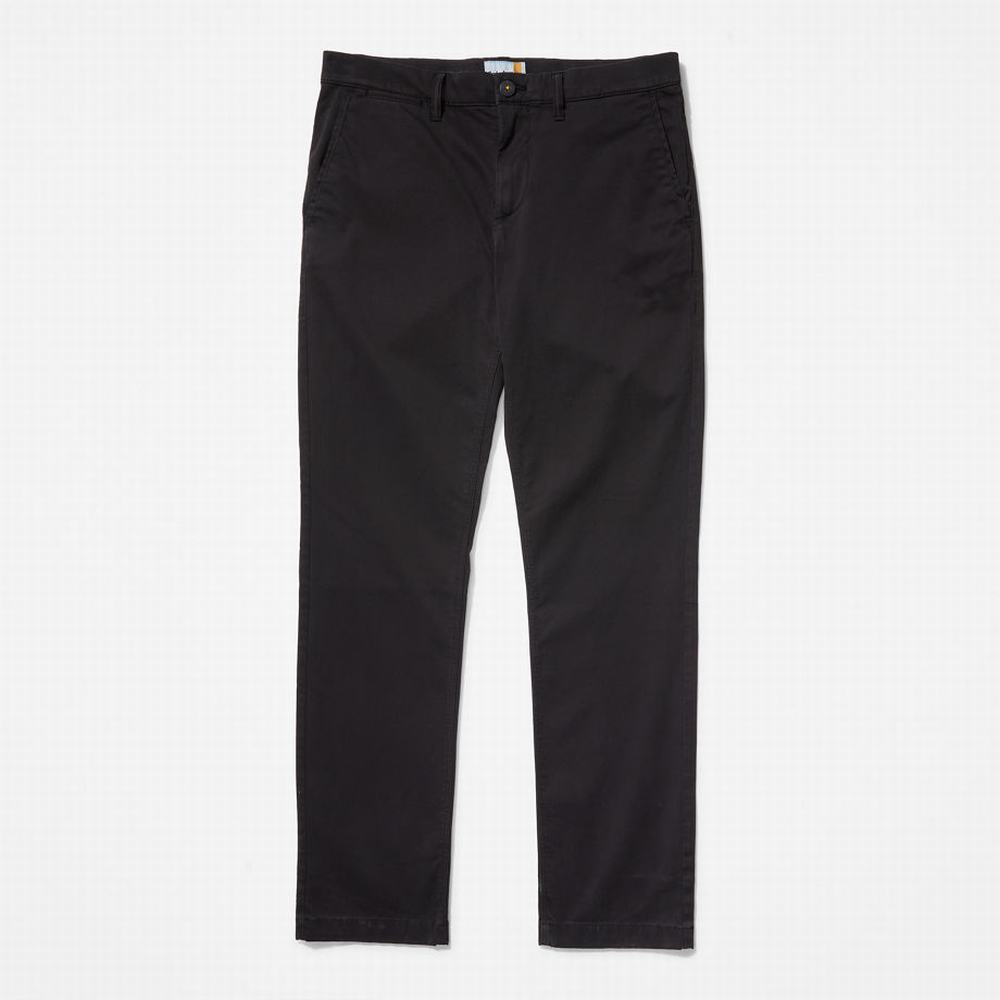 Pánské Kalhoty Timberland Anti-odour Ultra-stretch Chinos Černé | TI83479-375