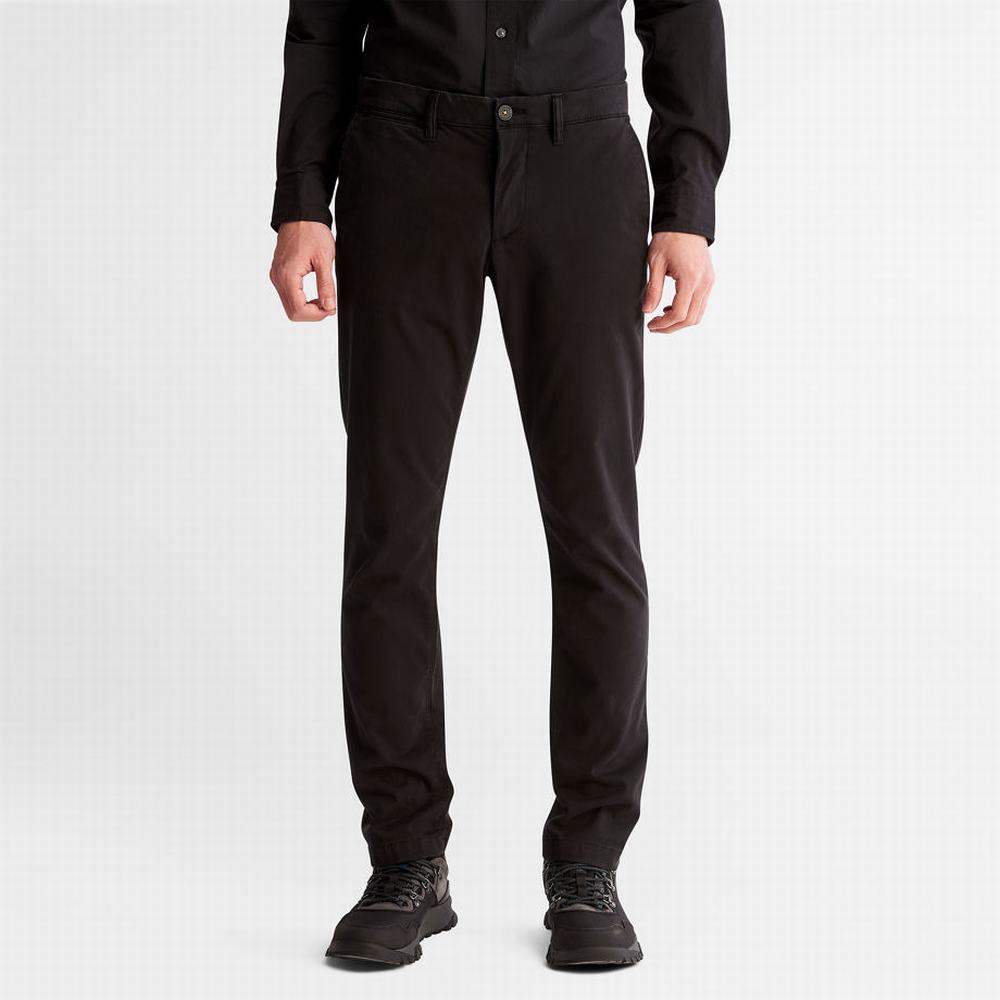 Pánské Kalhoty Timberland Anti-odour Ultra-stretch Chinos Černé | TI83479-375