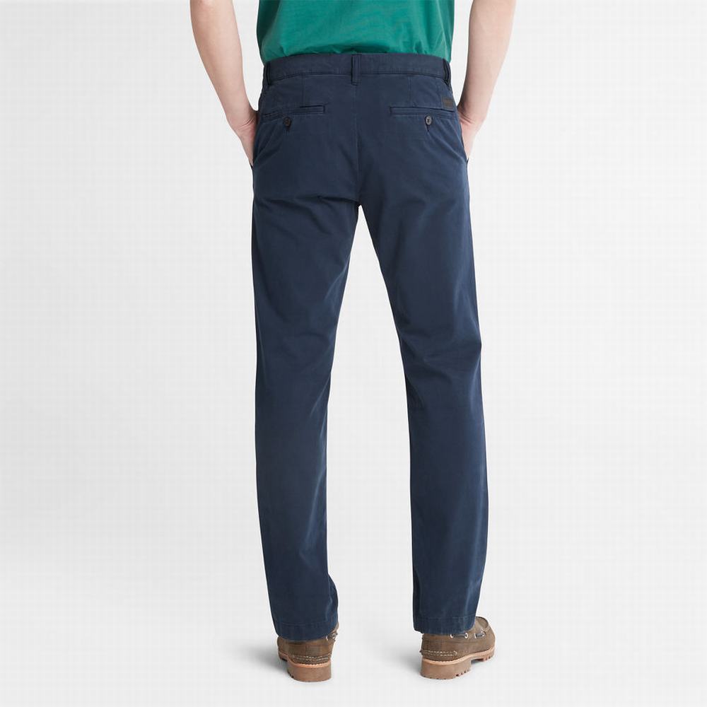 Pánské Kalhoty Timberland Anti-odour Ultra-stretch Chinos Tmavě Blankyt | TI93614-796