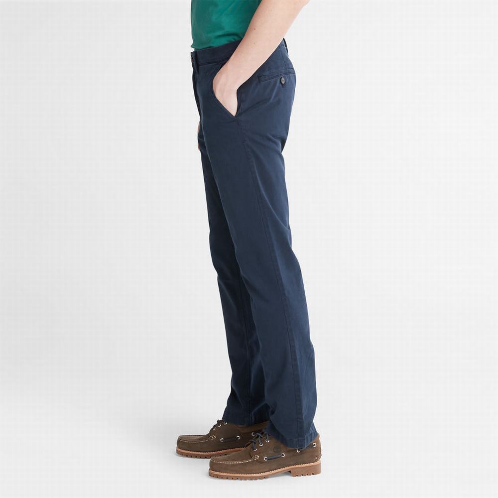 Pánské Kalhoty Timberland Anti-odour Ultra-stretch Chinos Tmavě Blankyt | TI93614-796
