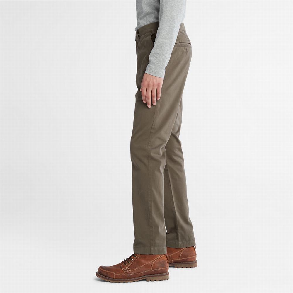 Pánské Kalhoty Timberland Anti-odour Ultra-stretch Chinos Zelene | TI94182-658
