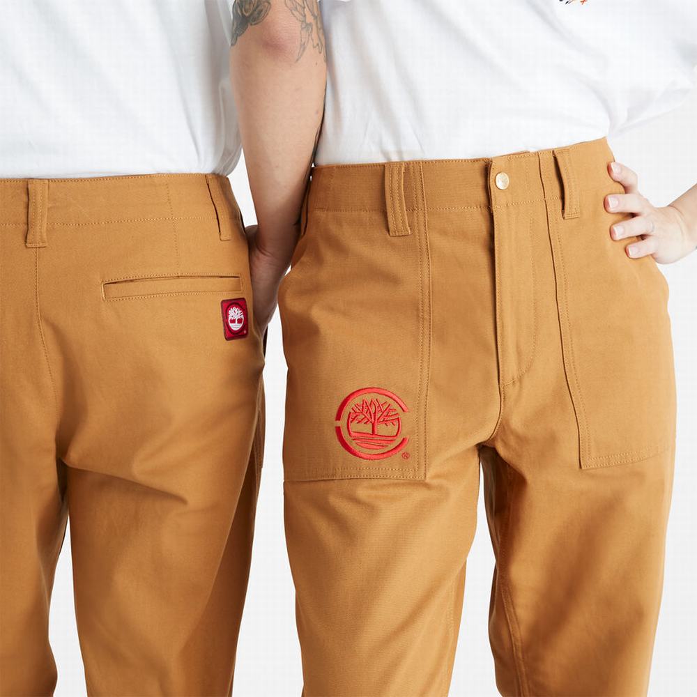 Pánské Kalhoty Timberland CLOT x Timberland® Duck Platene Workwear Hnědé | TI25847-953