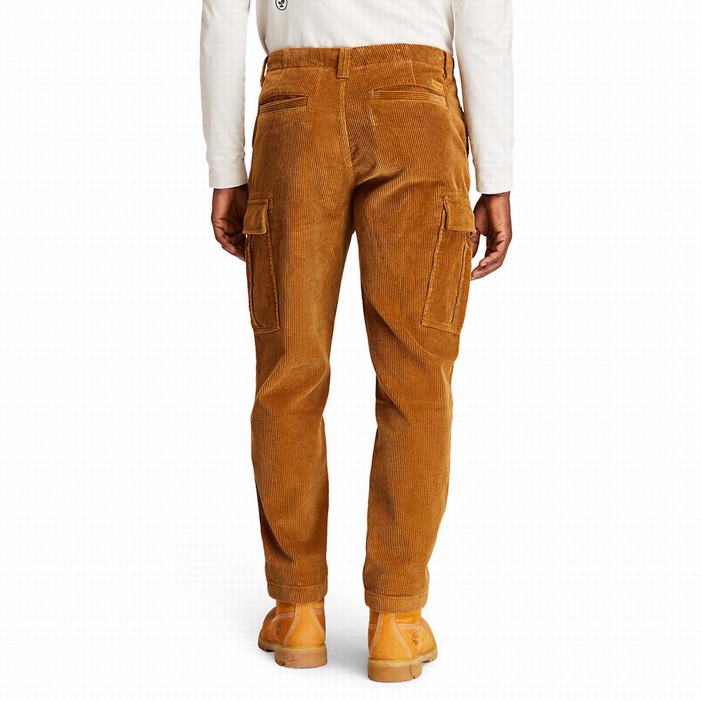 Pánské Kalhoty Timberland Corduroy Cargo Hnědé | TI69315-160