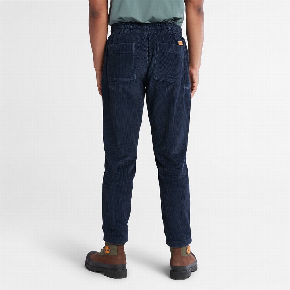 Pánské Kalhoty Timberland Corduroy Tmavě Blankyt | TI51249-238