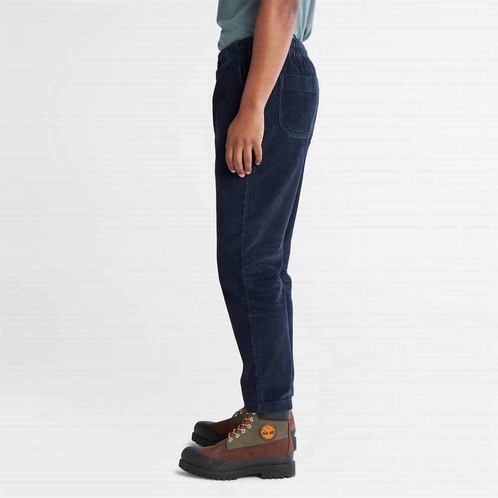 Pánské Kalhoty Timberland Corduroy Tmavě Blankyt | TI51249-238