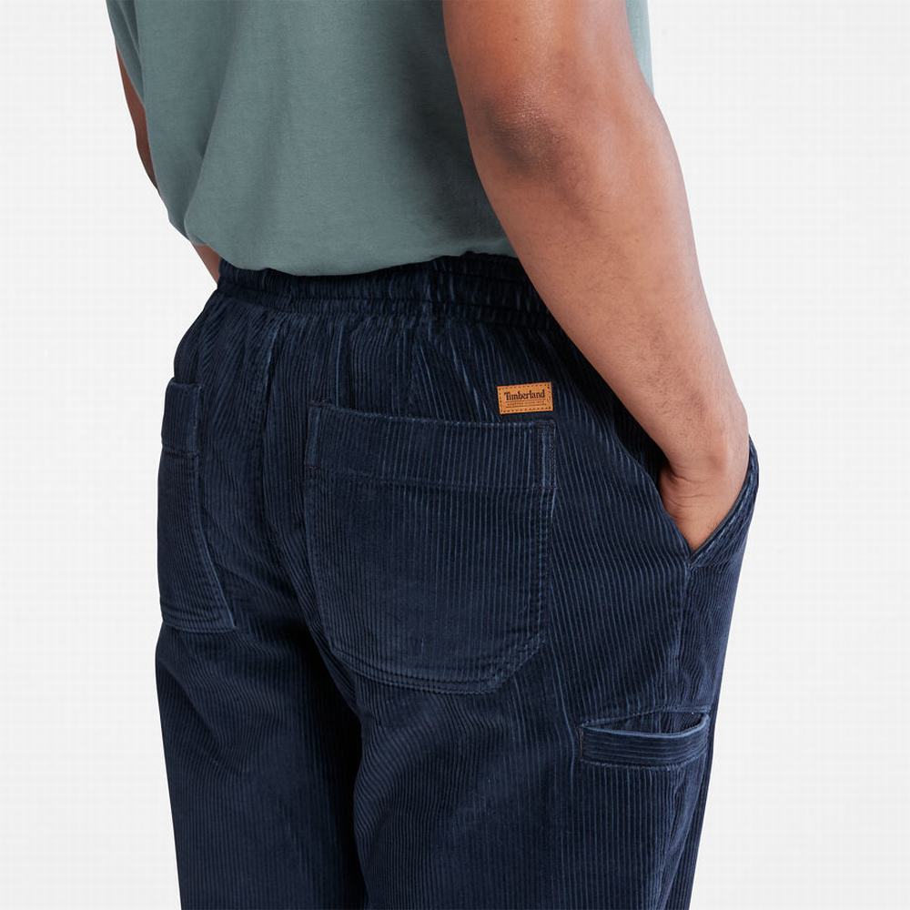 Pánské Kalhoty Timberland Corduroy Tmavě Blankyt | TI51249-238