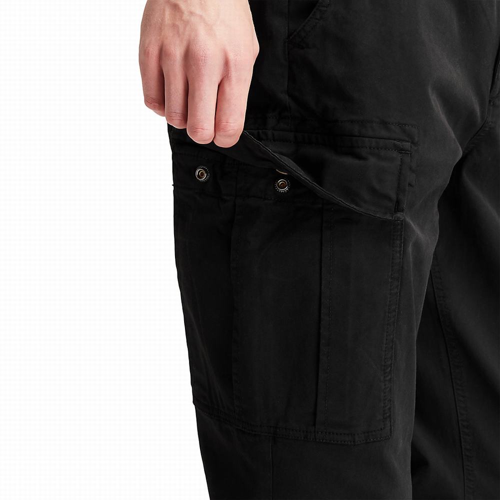 Pánské Kalhoty Timberland Core Twill Cargo Černé | TI10254-604