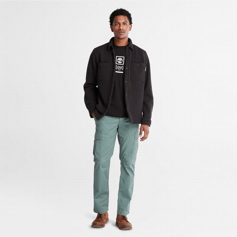 Pánské Kalhoty Timberland Core Twill Cargo Zelene | TI51740-235