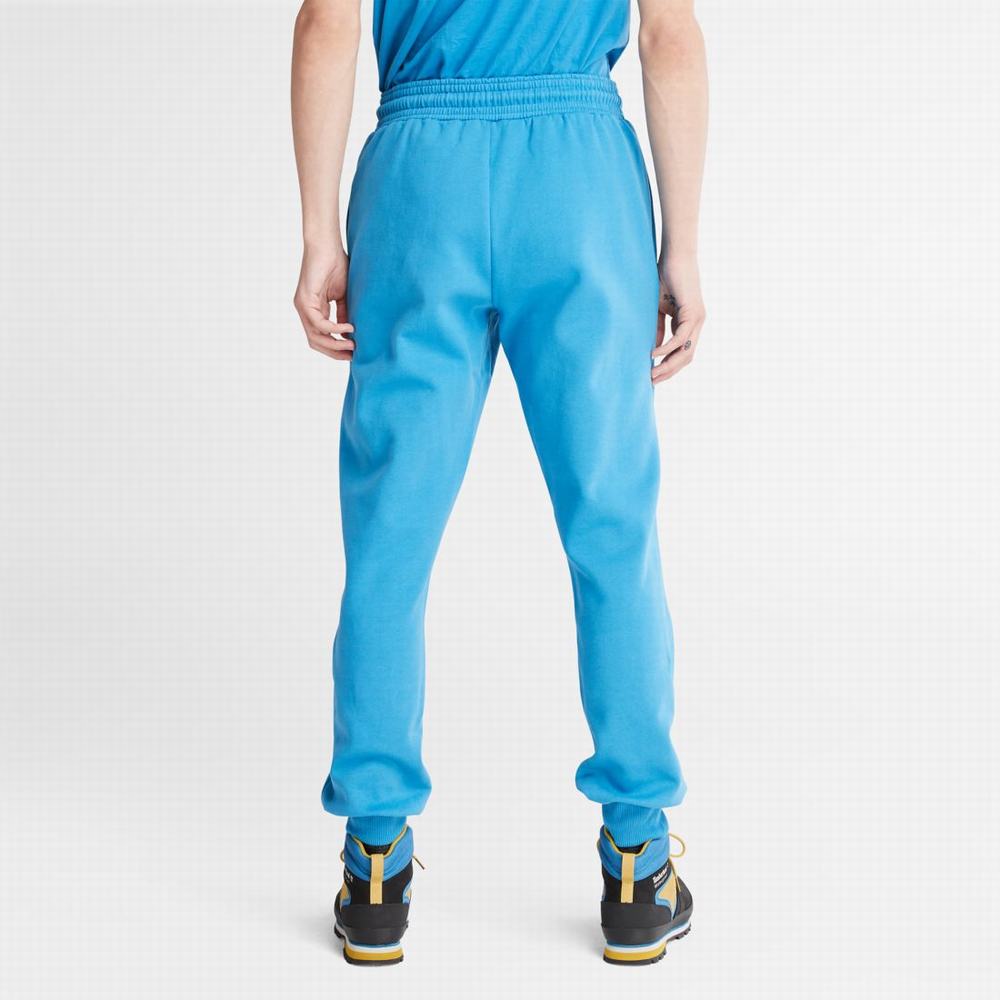 Pánské Kalhoty Timberland Logo Sweatpants Světle Blankyt | TI76251-795