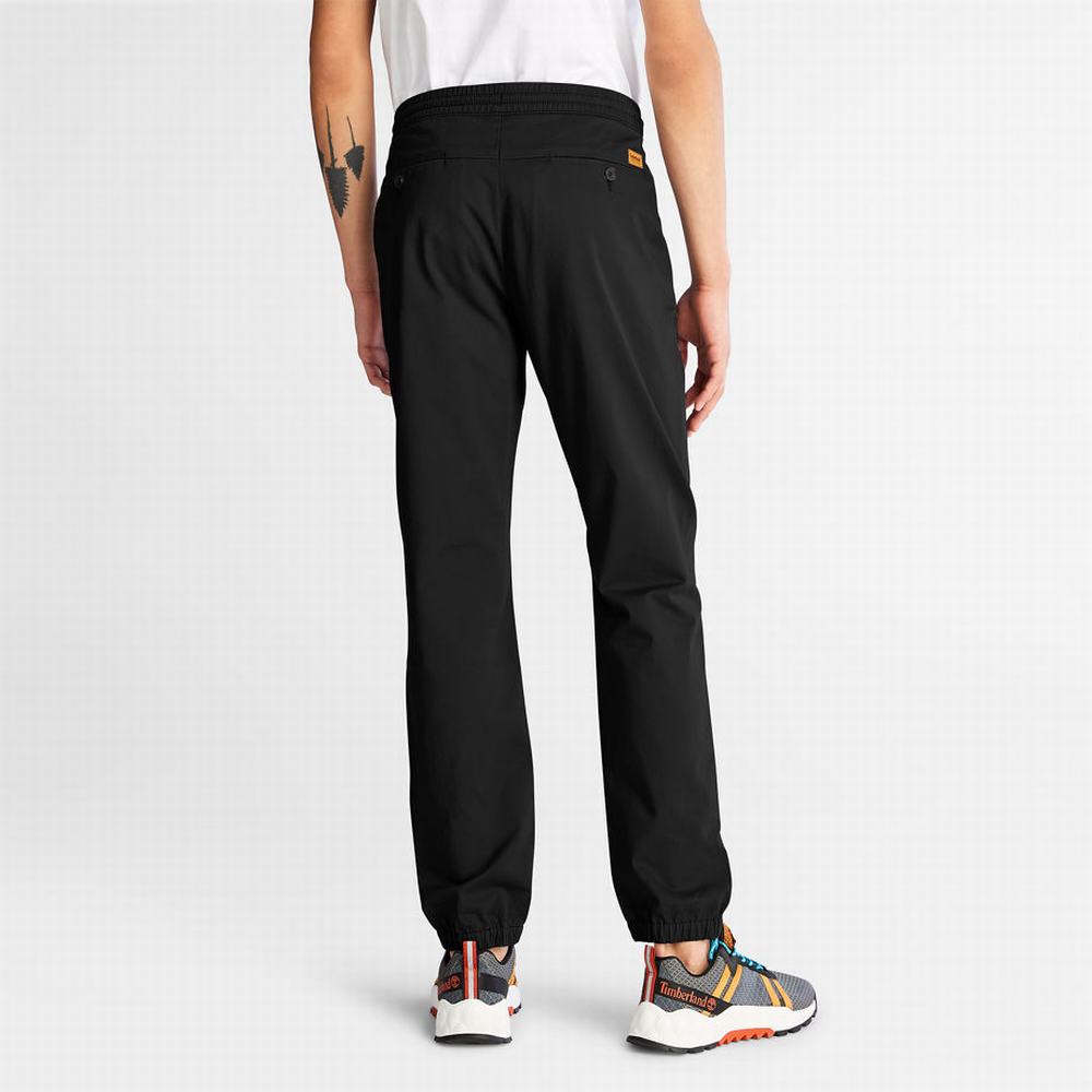 Pánské Kalhoty Timberland Lovell Lake Stretch Tracksuit Bottoms Černé | TI78635-652