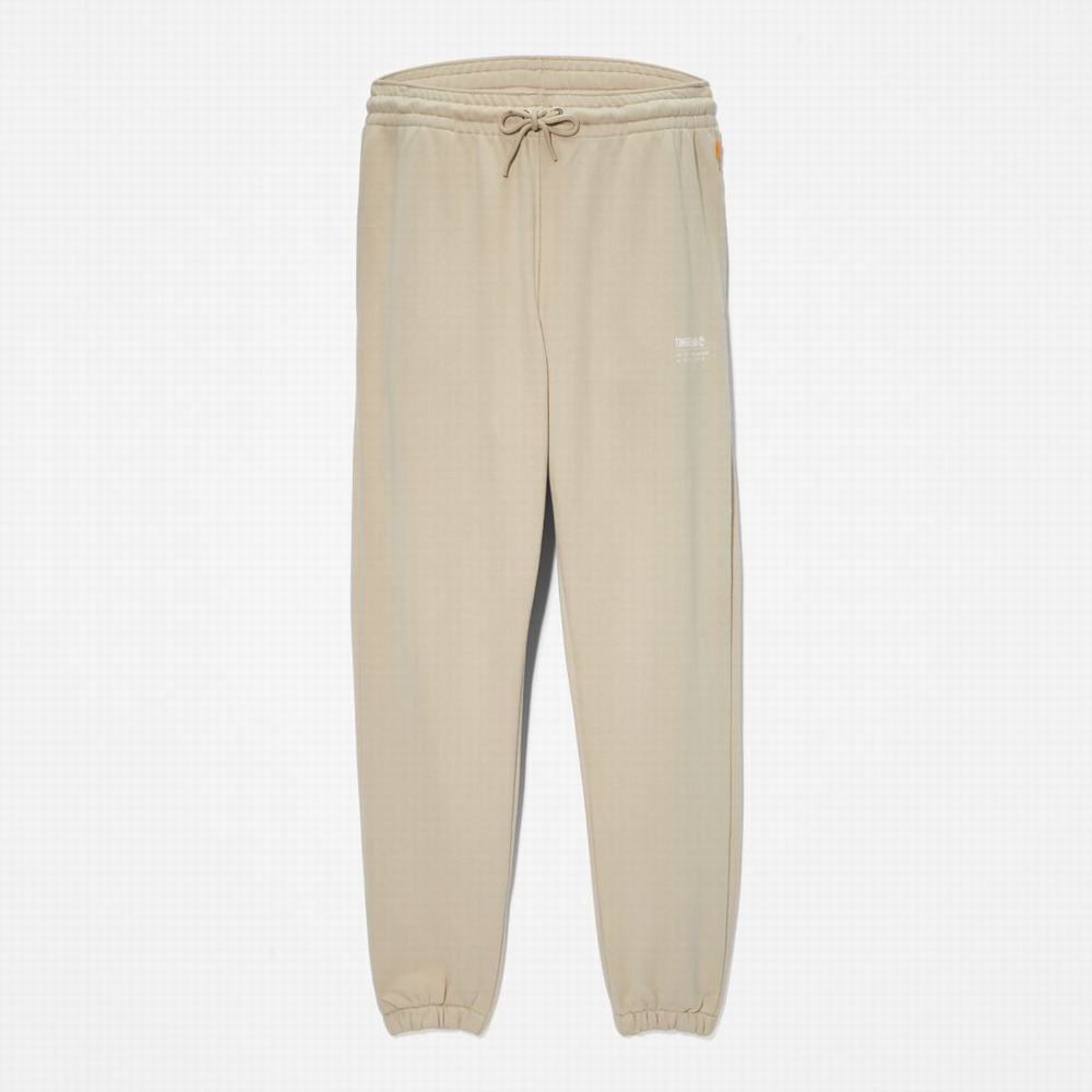 Pánské Kalhoty Timberland Luxe Pohodlí Sweatpants Taupe | TI48123-187
