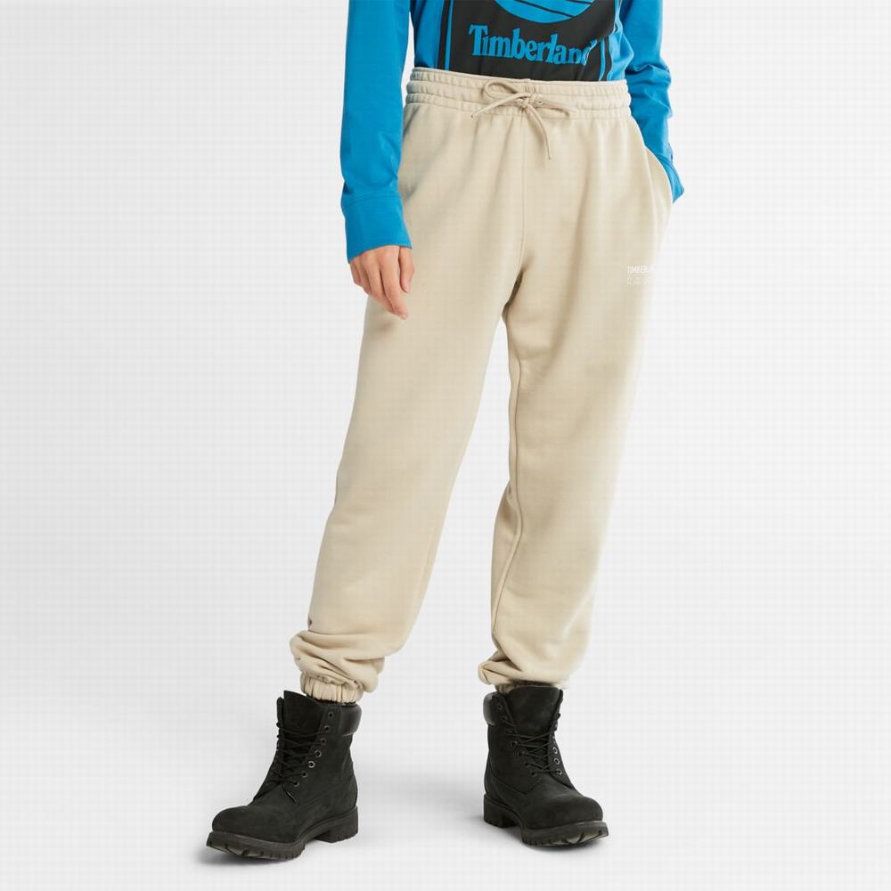Pánské Kalhoty Timberland Luxe Pohodlí Sweatpants Taupe | TI48123-187