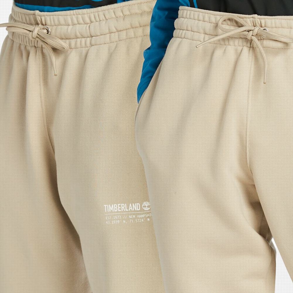 Pánské Kalhoty Timberland Luxe Pohodlí Sweatpants Taupe | TI48123-187