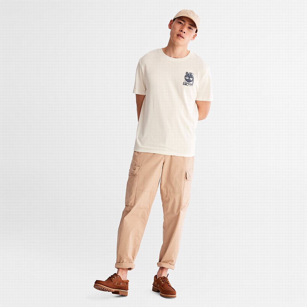 Pánské Kalhoty Timberland Outdoor Heritage Cargo Béžový | TI91546-832
