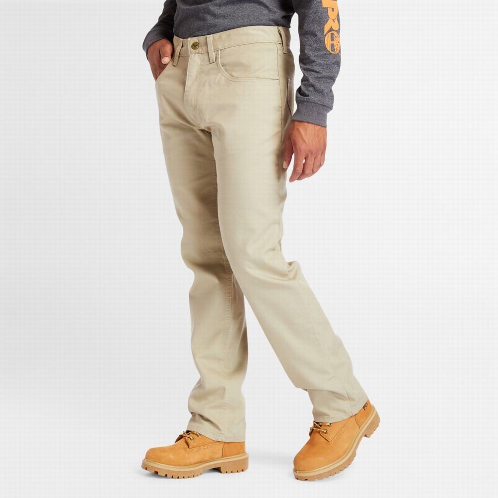 Pánské Kalhoty Timberland PRO® 8 Series Flex Platene Pracovní Pant Hnědožlutý | TI05438-379