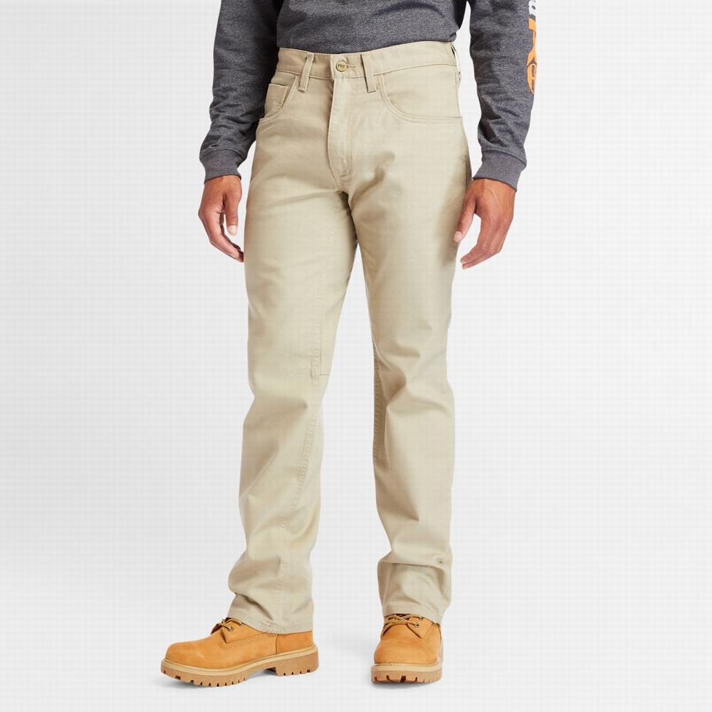Pánské Kalhoty Timberland PRO® 8 Series Flex Platene Pracovní Pant Hnědožlutý | TI05438-379