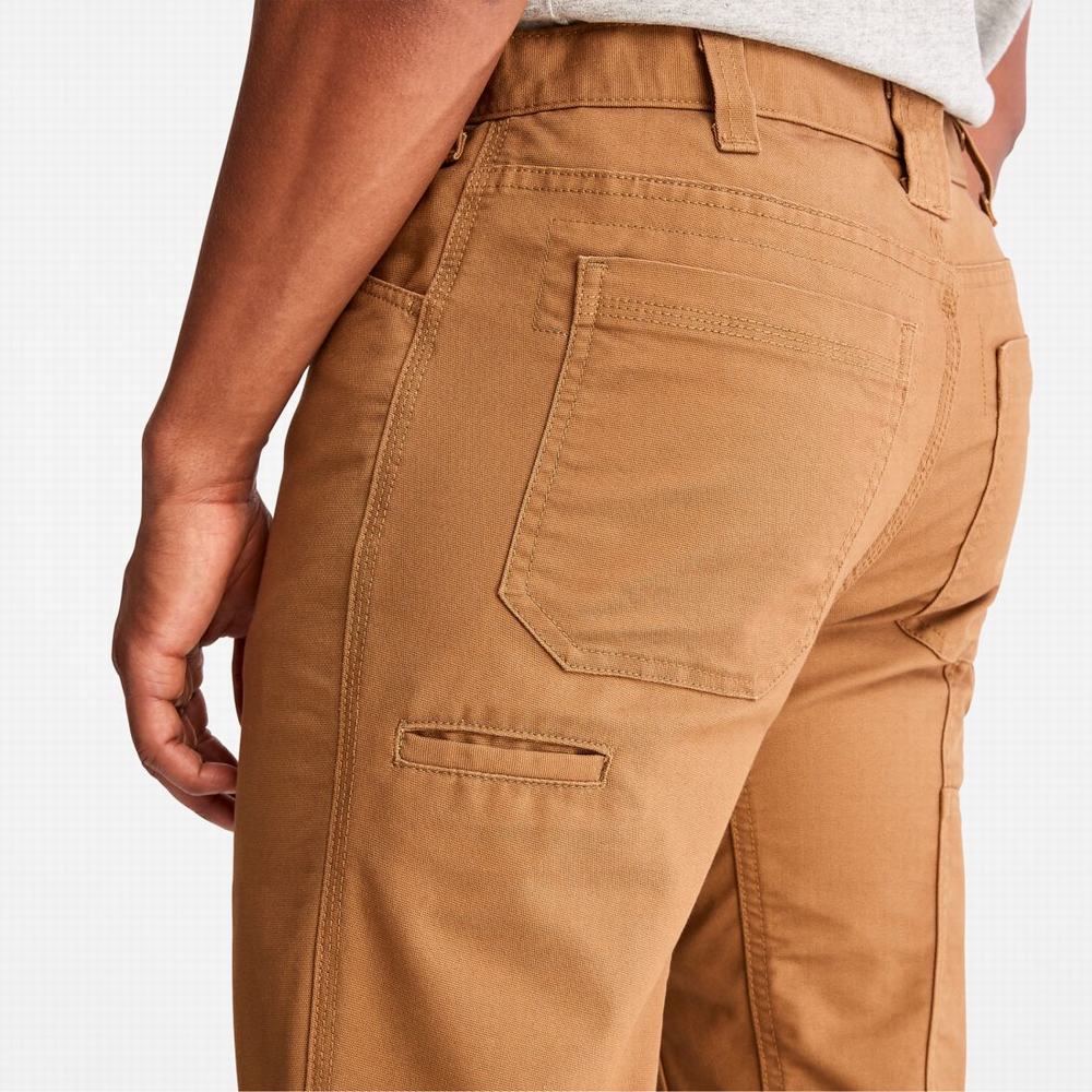 Pánské Kalhoty Timberland PRO® Ironhide Flex Utility Tmavě Hnědé | TI38976-240