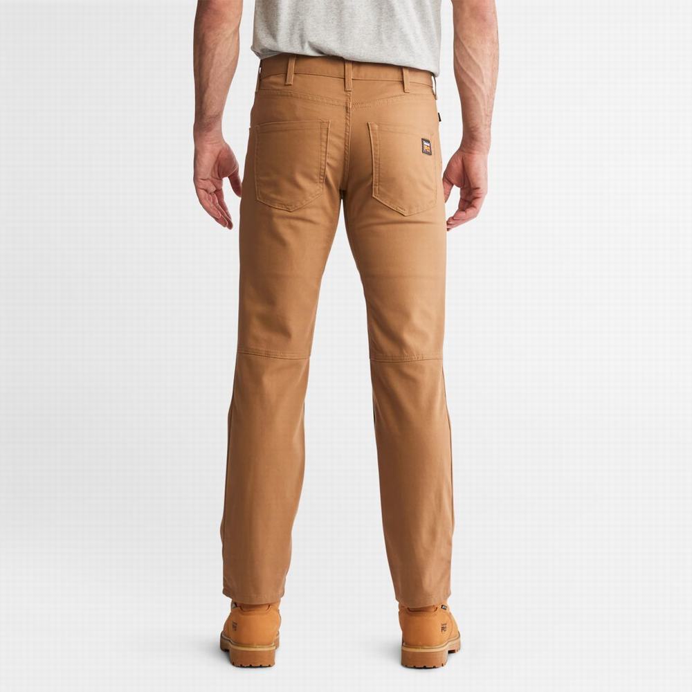Pánské Kalhoty Timberland PRO® Ironhide Flex Platene Pracovní Tmavě Hnědé | TI60749-091