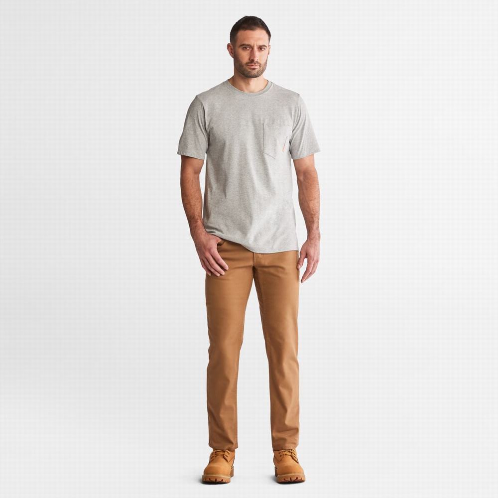 Pánské Kalhoty Timberland PRO® Ironhide Flex Platene Pracovní Tmavě Hnědé | TI60749-091