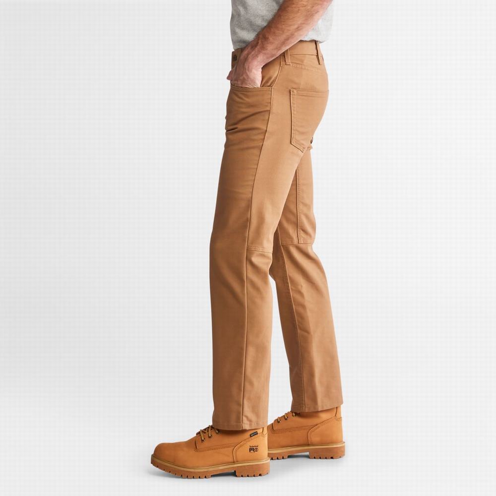 Pánské Kalhoty Timberland PRO® Ironhide Flex Platene Pracovní Tmavě Hnědé | TI60749-091