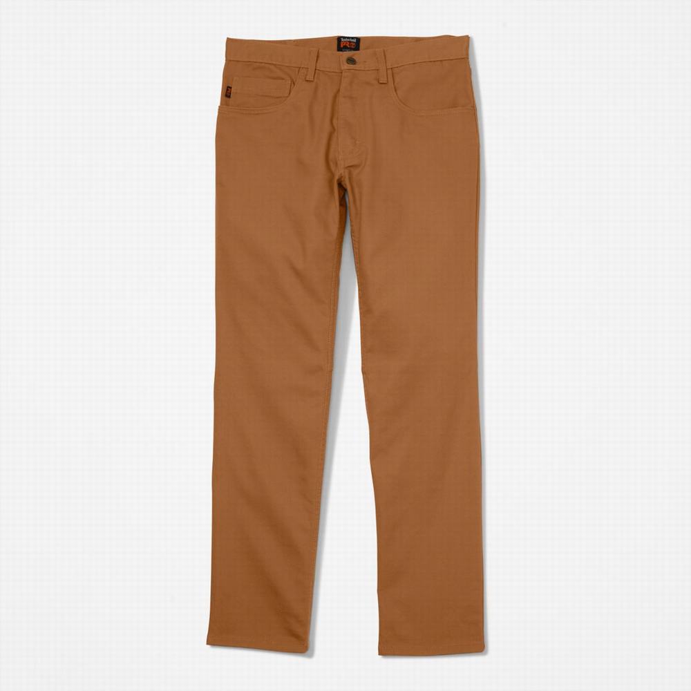 Pánské Kalhoty Timberland PRO® Ironhide Flex Platene Pracovní Tmavě Hnědé | TI60749-091