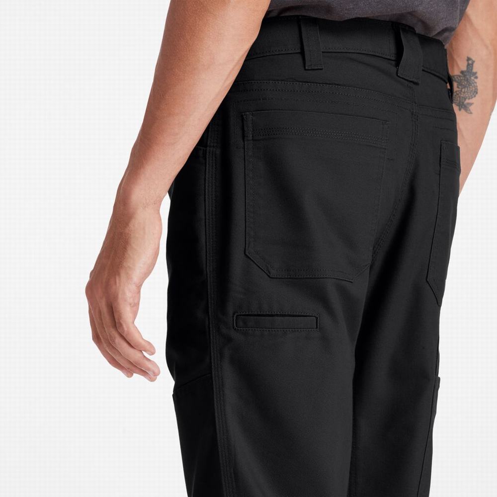 Pánské Kalhoty Timberland PRO® Ironhide Flex Utility Doublefront Černé | TI68251-486