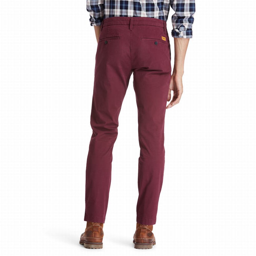Pánské Kalhoty Timberland Sargent Lake Chinos Vínové | TI28976-027