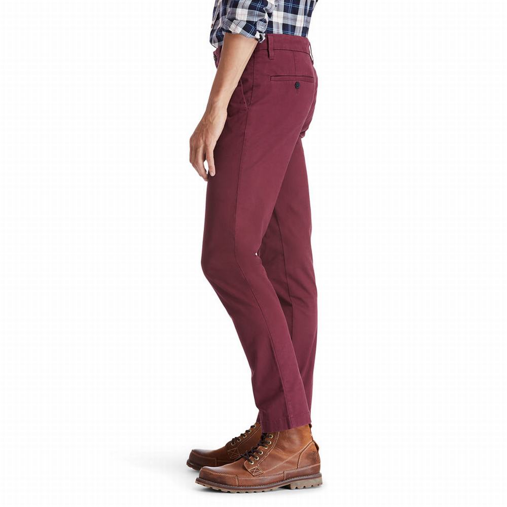 Pánské Kalhoty Timberland Sargent Lake Chinos Vínové | TI28976-027