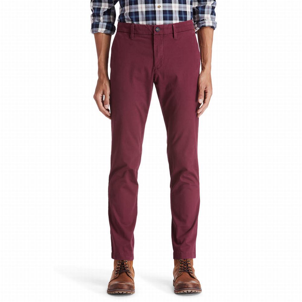Pánské Kalhoty Timberland Sargent Lake Chinos Vínové | TI28976-027