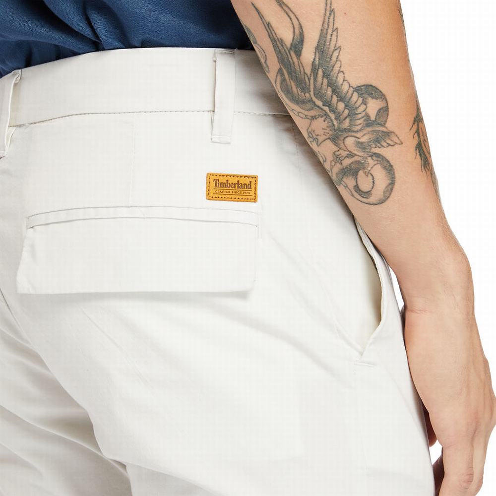 Pánské Kalhoty Timberland Sargent Lake Stretch Chinos Bílé | TI01569-971