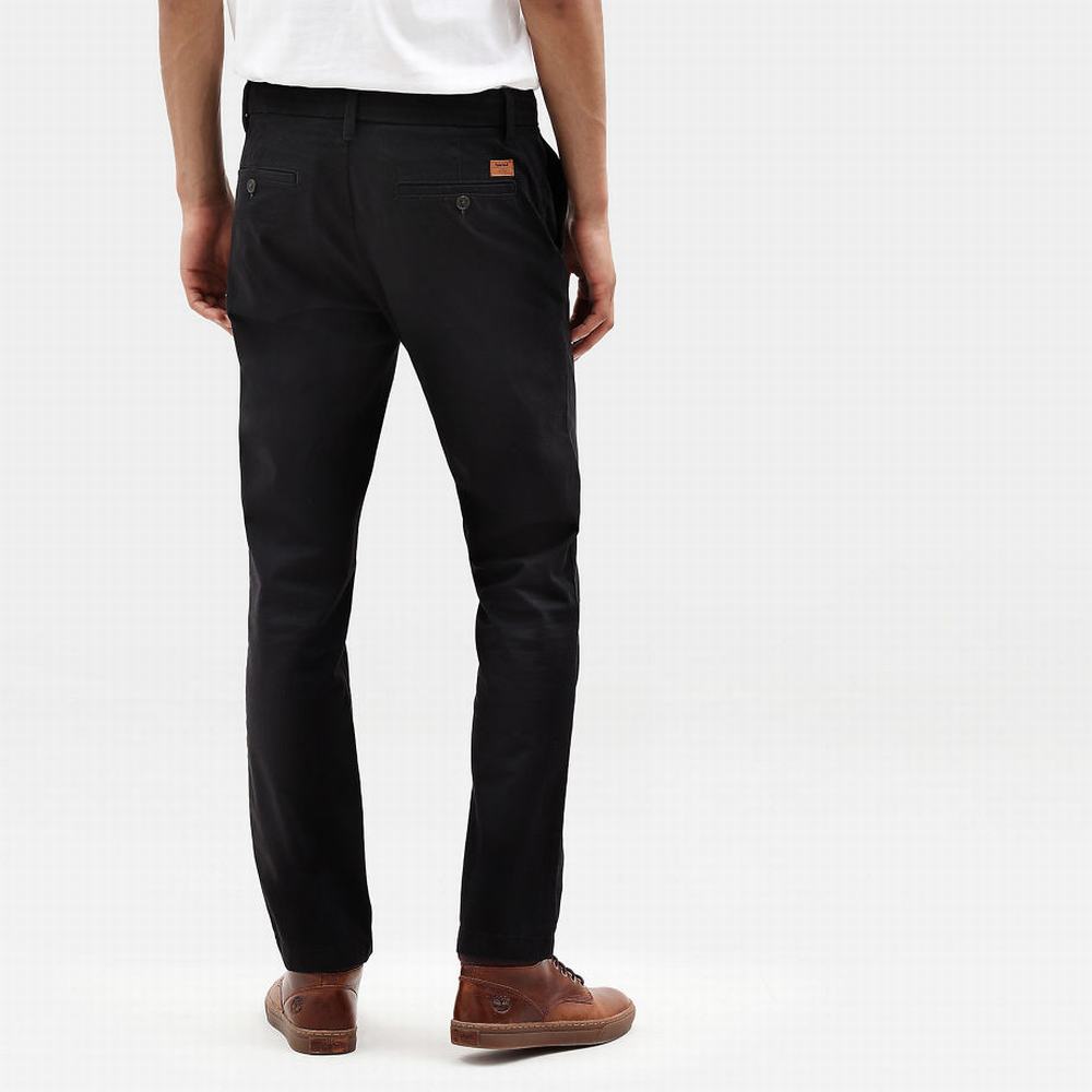 Pánské Kalhoty Timberland Sargent Lake Slim-Fit Chinos Černé | TI12346-179