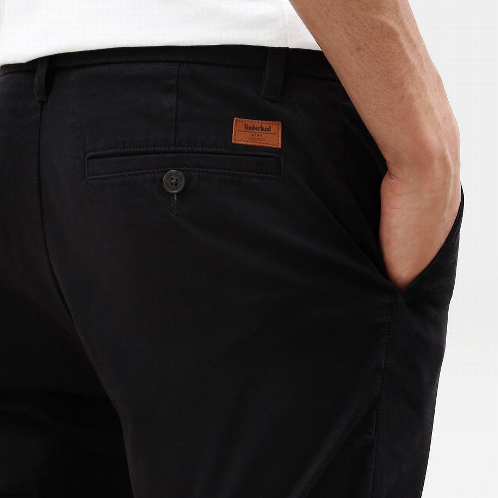 Pánské Kalhoty Timberland Sargent Lake Slim-Fit Chinos Černé | TI12346-179