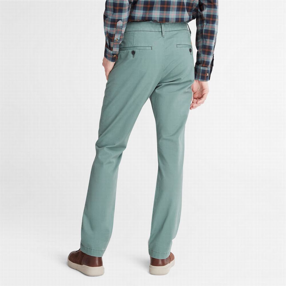 Pánské Kalhoty Timberland Sargent Lake Stretch Chino Zelene | TI13589-071