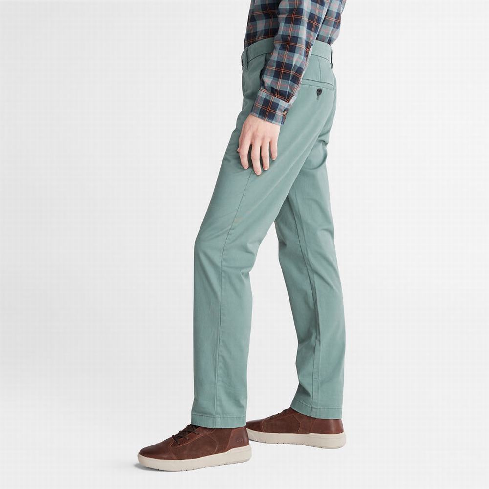 Pánské Kalhoty Timberland Sargent Lake Stretch Chino Zelene | TI13589-071