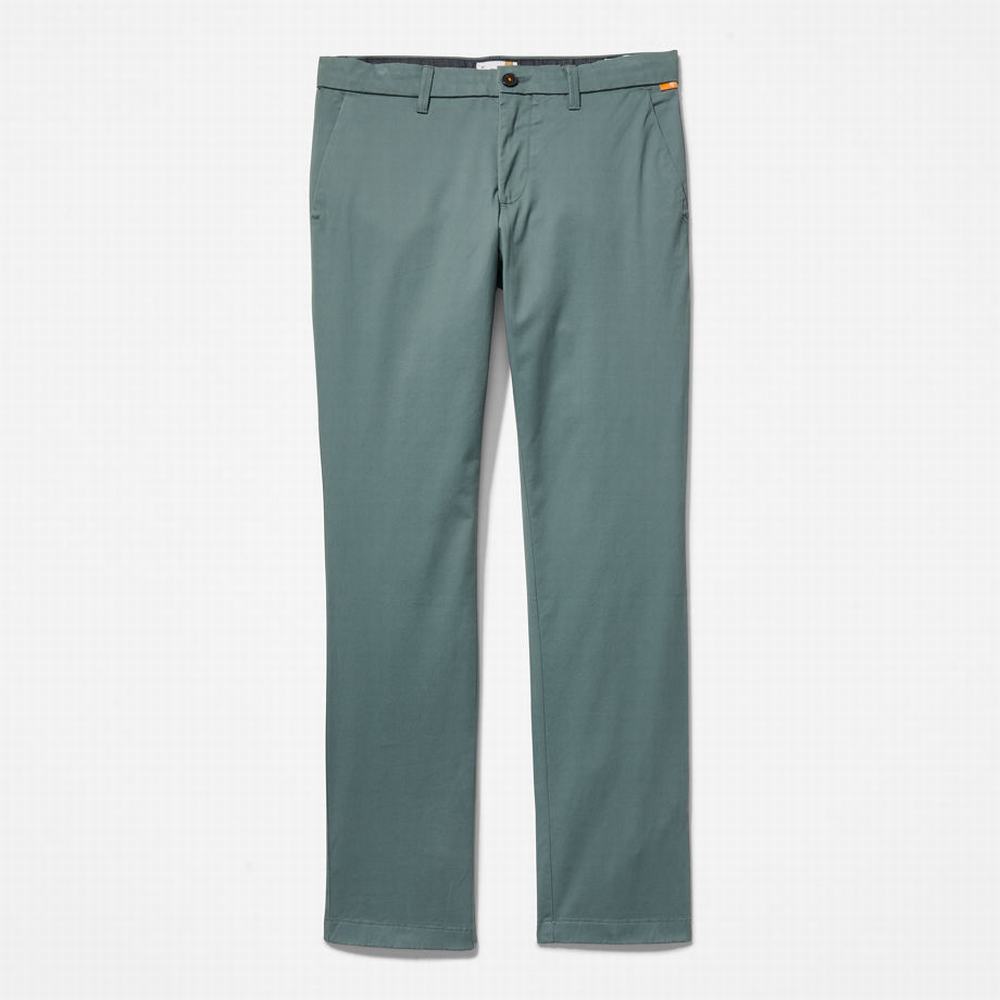 Pánské Kalhoty Timberland Sargent Lake Stretch Chino Zelene | TI13589-071