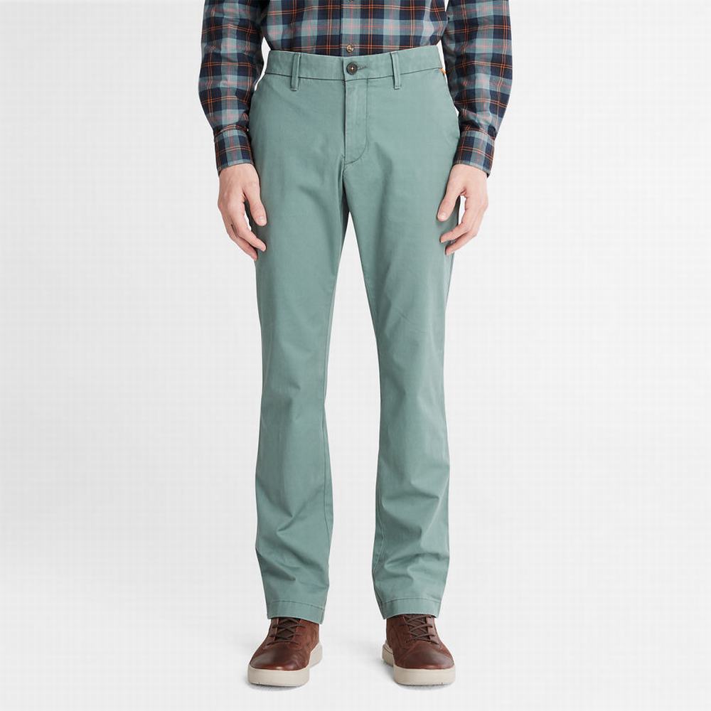 Pánské Kalhoty Timberland Sargent Lake Stretch Chino Zelene | TI13589-071