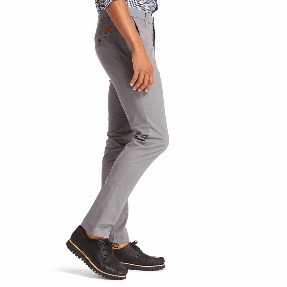 Pánské Kalhoty Timberland Sargent Lake Slim-Fit Chinos Šedé | TI39462-796